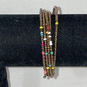 Spiral Beaded Bracelet 